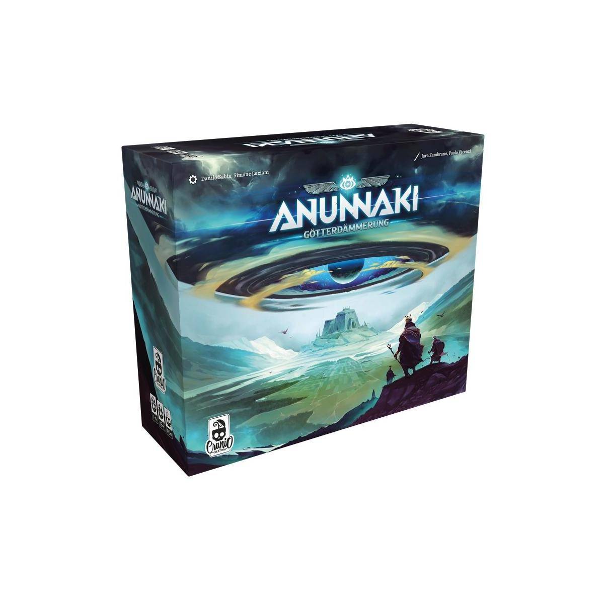 CRCD0020 - Anunnaki: Götterdämmerung, Brettpiel, für 1-4 Spieler, ab 13 Jahren (DE-Ausgabe)
