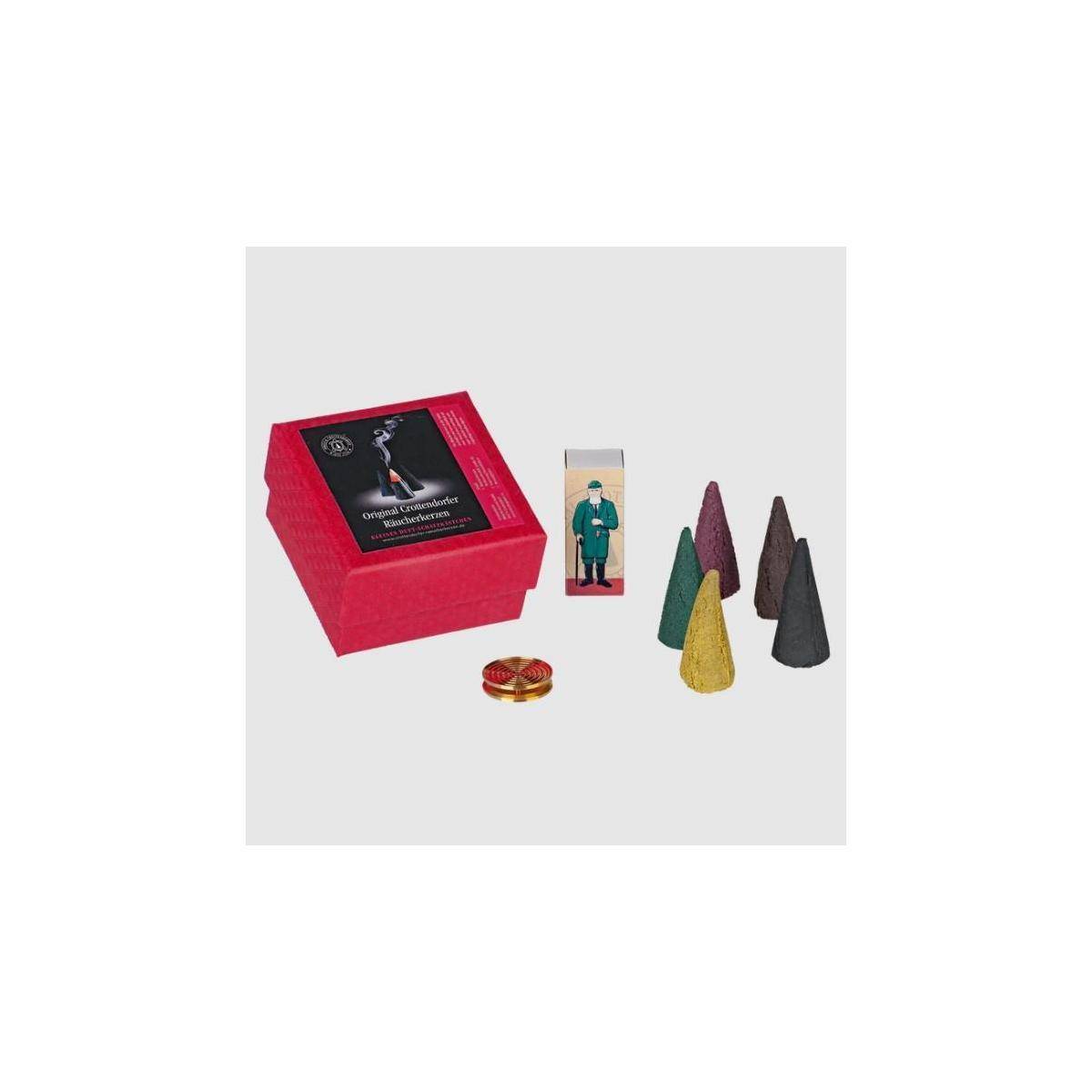 2641 - Geschenkbox Riesen Weihrauch Gr XL mit Messingteller + Streichhölzer