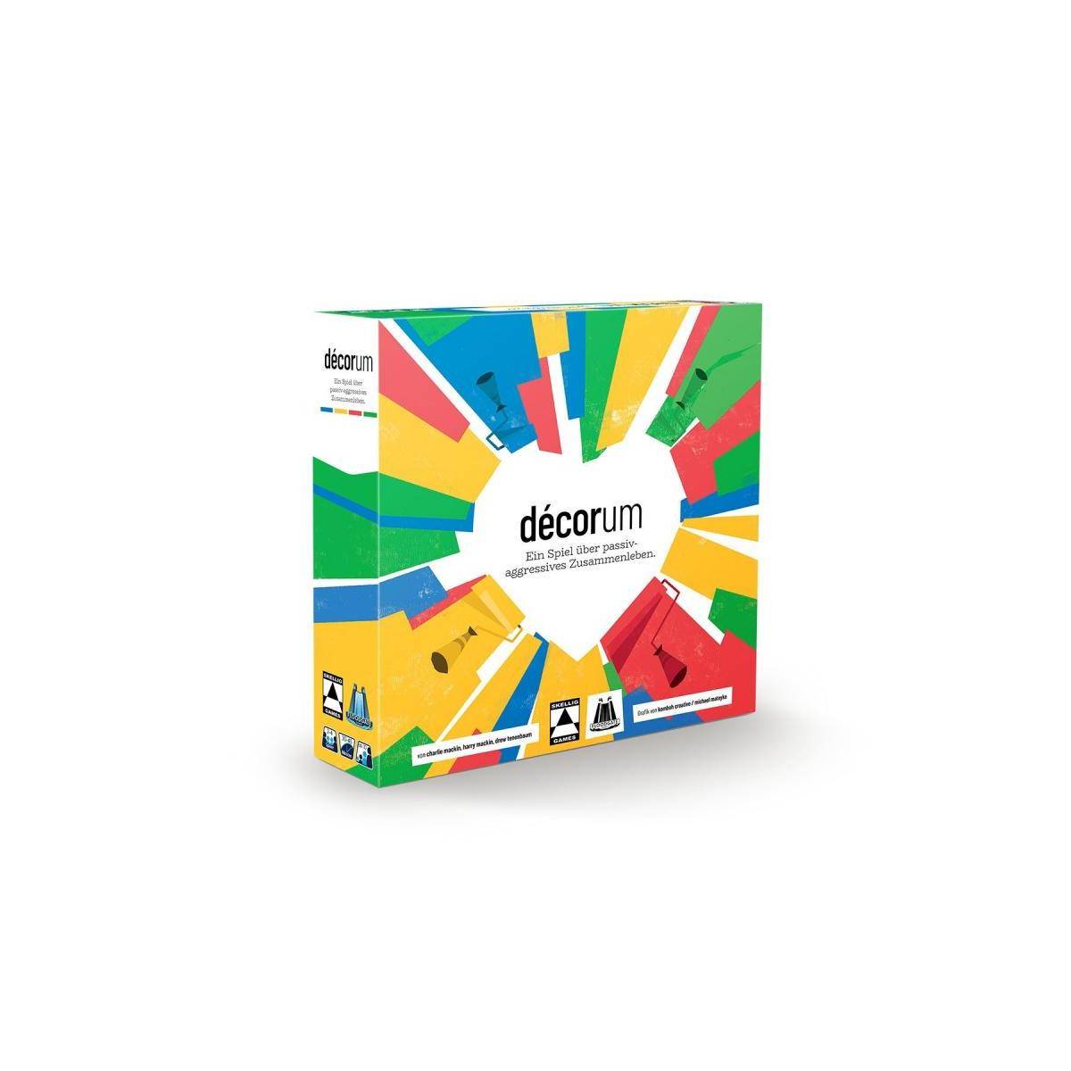 SKED0031 - Decorum, Brettspiel, für 2-4 Spieler, ab 10 Jahren (DE-Ausgabe)