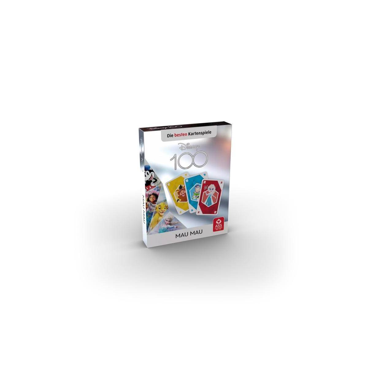 10038771-0001 - Disney 100 - Mau Mau, für 2-4 Spieler, ab 5 Jahren (DE-Ausgabe)