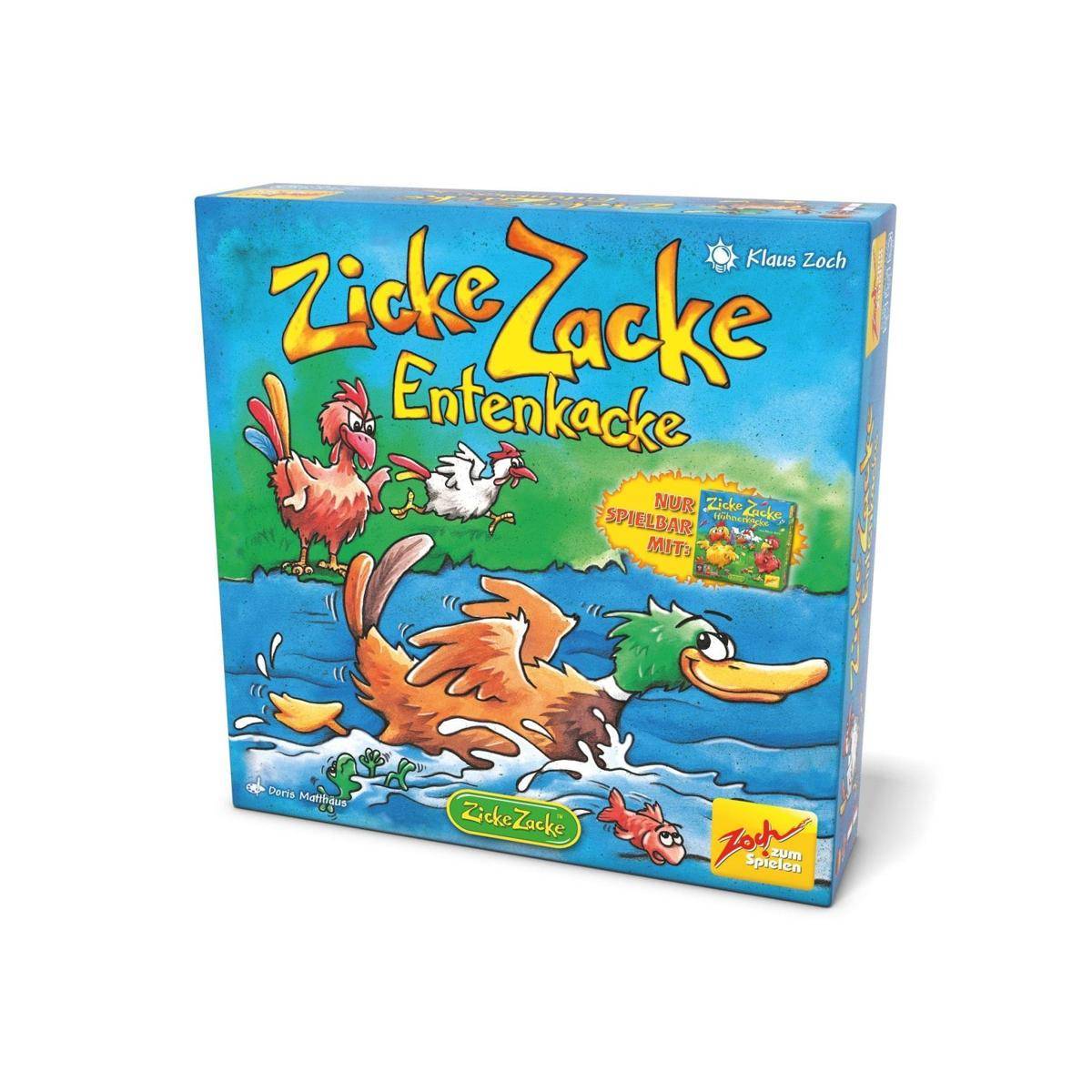ZOC05196 - Zicke Zacke Entenkacke, Brettspiel, für 2-6 Spieler, ab 4 Jahren (DE-Erweiterung)