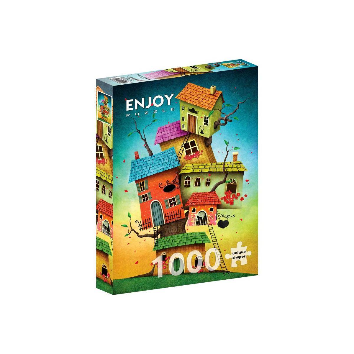 ENJOY-2119 - Fairy Tale Houses, Puzzle, 1000 Teile