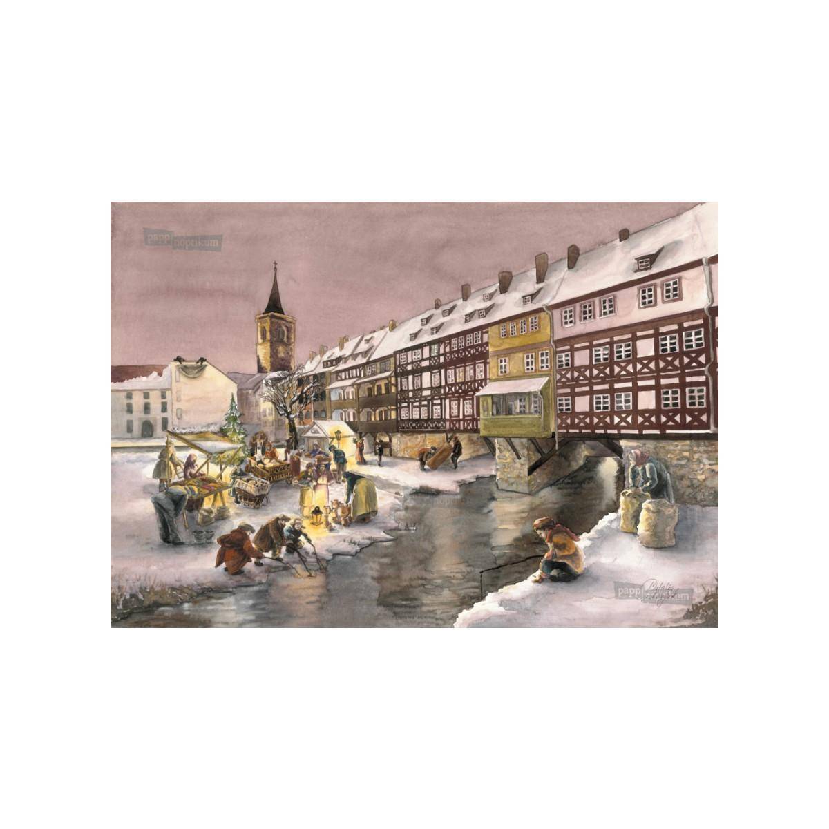 1046 - Erfurt Krämerbrücke (Klappkarte)