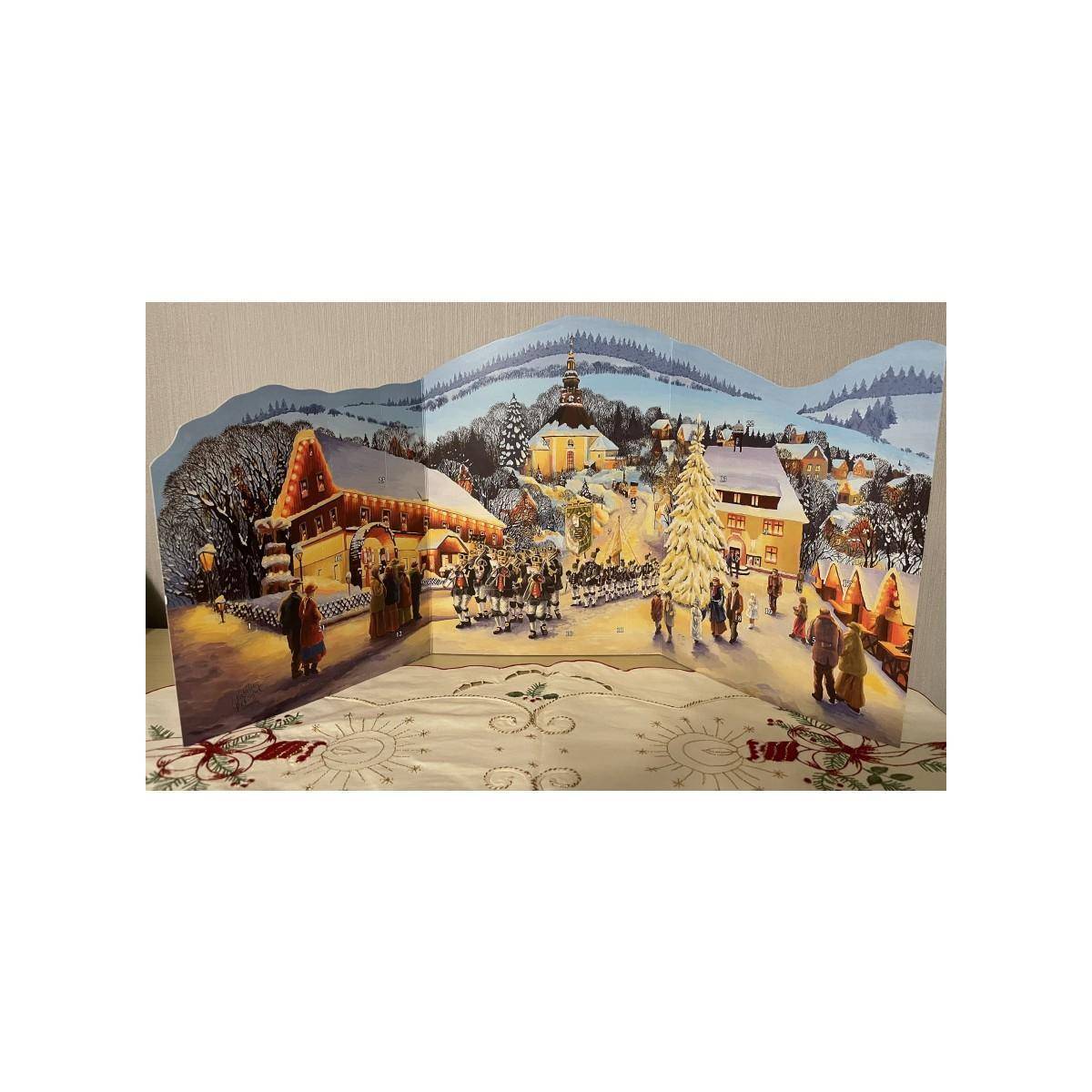 1064 - Seiffen Triptychon (Adventskalender)