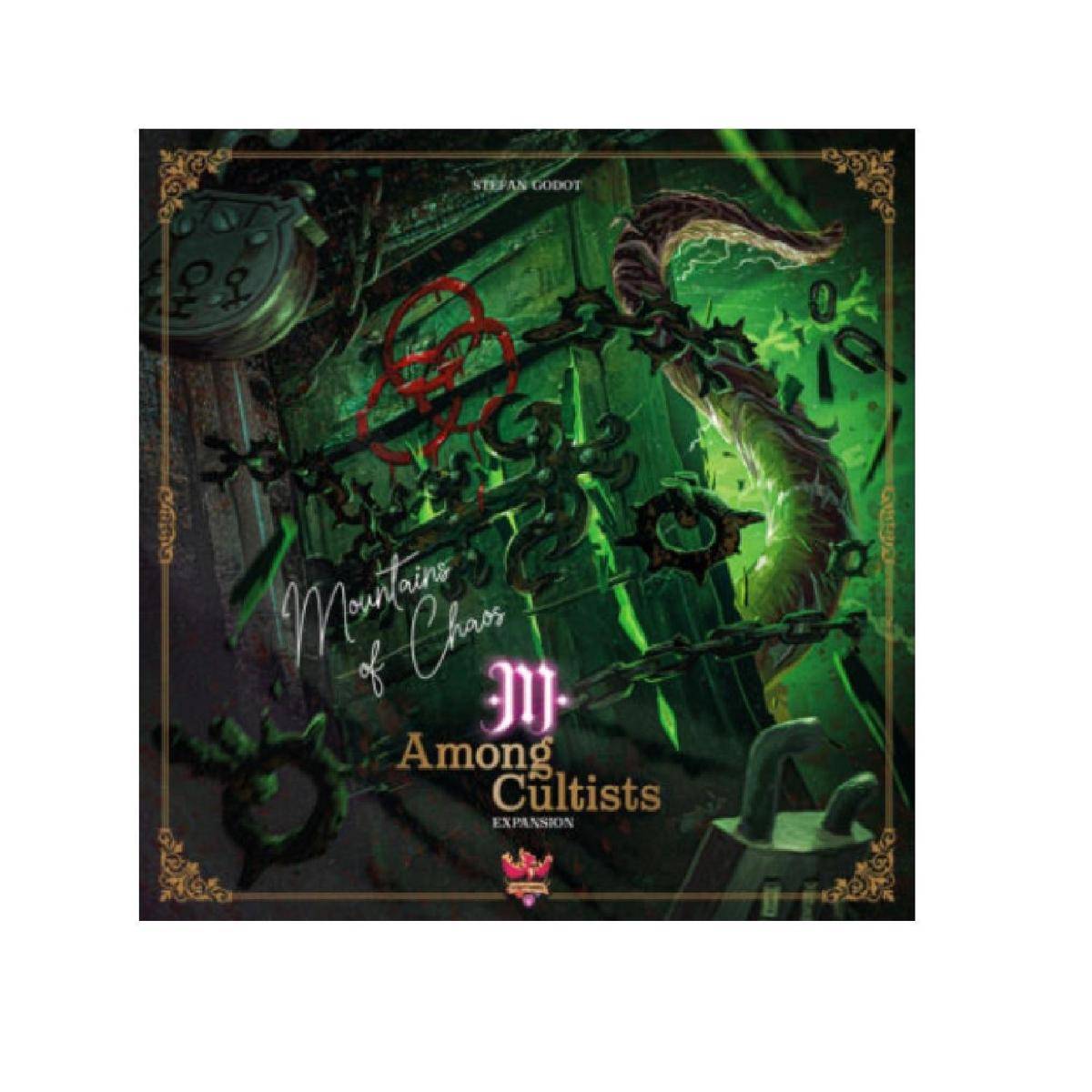 Among Cultists - Mountains of Chaos, Brettspiel, für 4-8 Spieler, ab 14 Jahren (