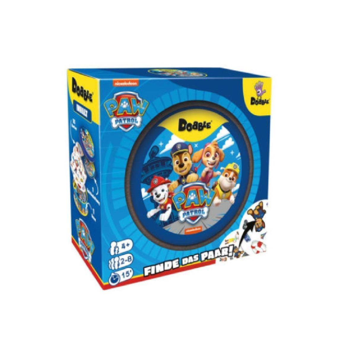 Dobble Paw Patrol, Kartenspiel, für 2-8 Spieler, ab 4 Jahren (DE-Ausgabe)
