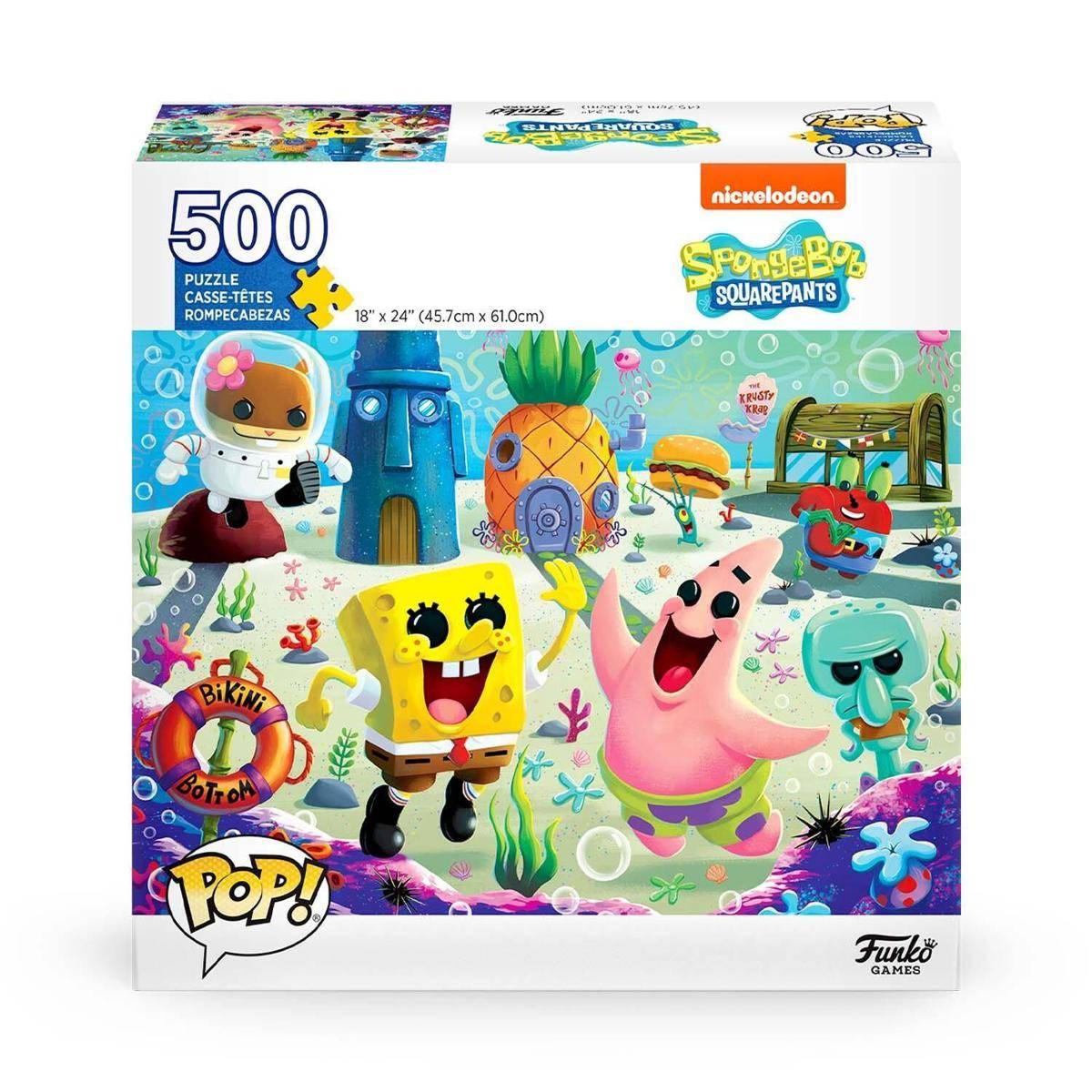 708852 - Pop! Puzzle - Spongebob von Funko, 500 Teile