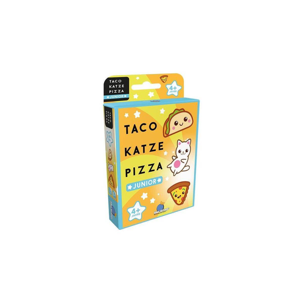 Taco Katze Pizza Junior, Kartenspiel, für 2-6 Spieler, ab 4 Jahren (DE-Ausgabe)