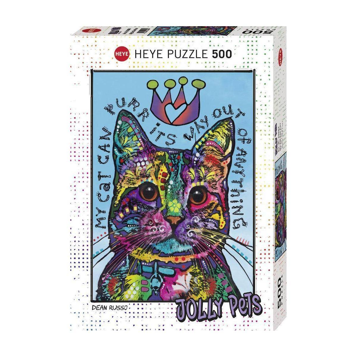 299644 - Puzzle - My cat can purr, 500 Teile