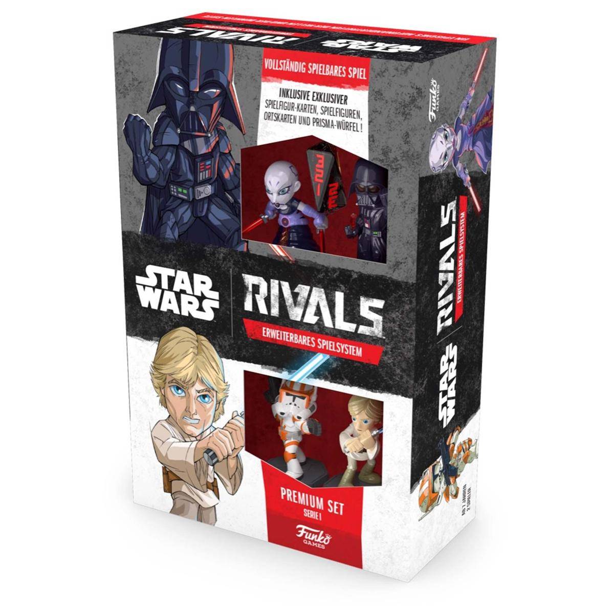 Star Wars Rivals Premium Set Serie I von Funko, Kartenspiel, für 2 Spieler, ab 7
