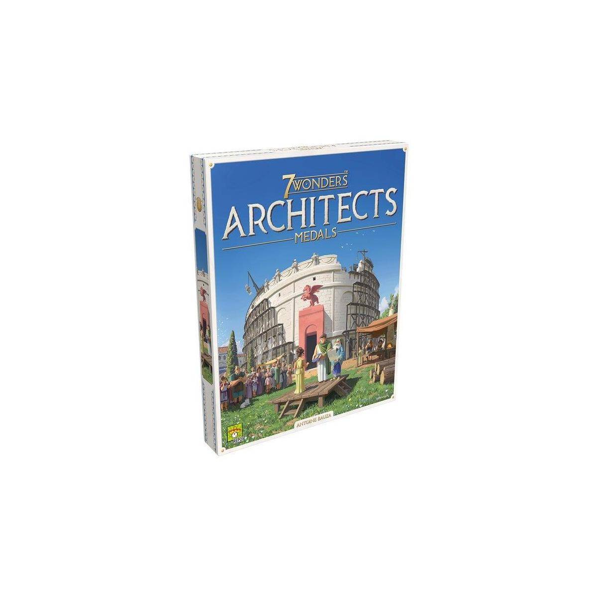 7 Wonders Architects - Medals, Kartenspiel, für 2-7 Spieler, ab 8 Jahren (DE-Erw