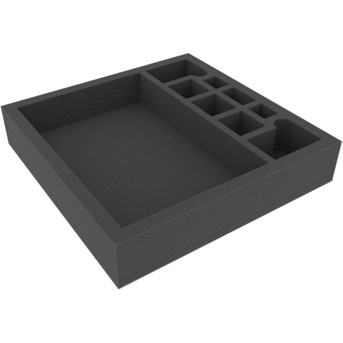 AFMEXZ055BO - 285 mm x 285 mm x 55 mm Schaumstoffeinlage für Brettspiele
