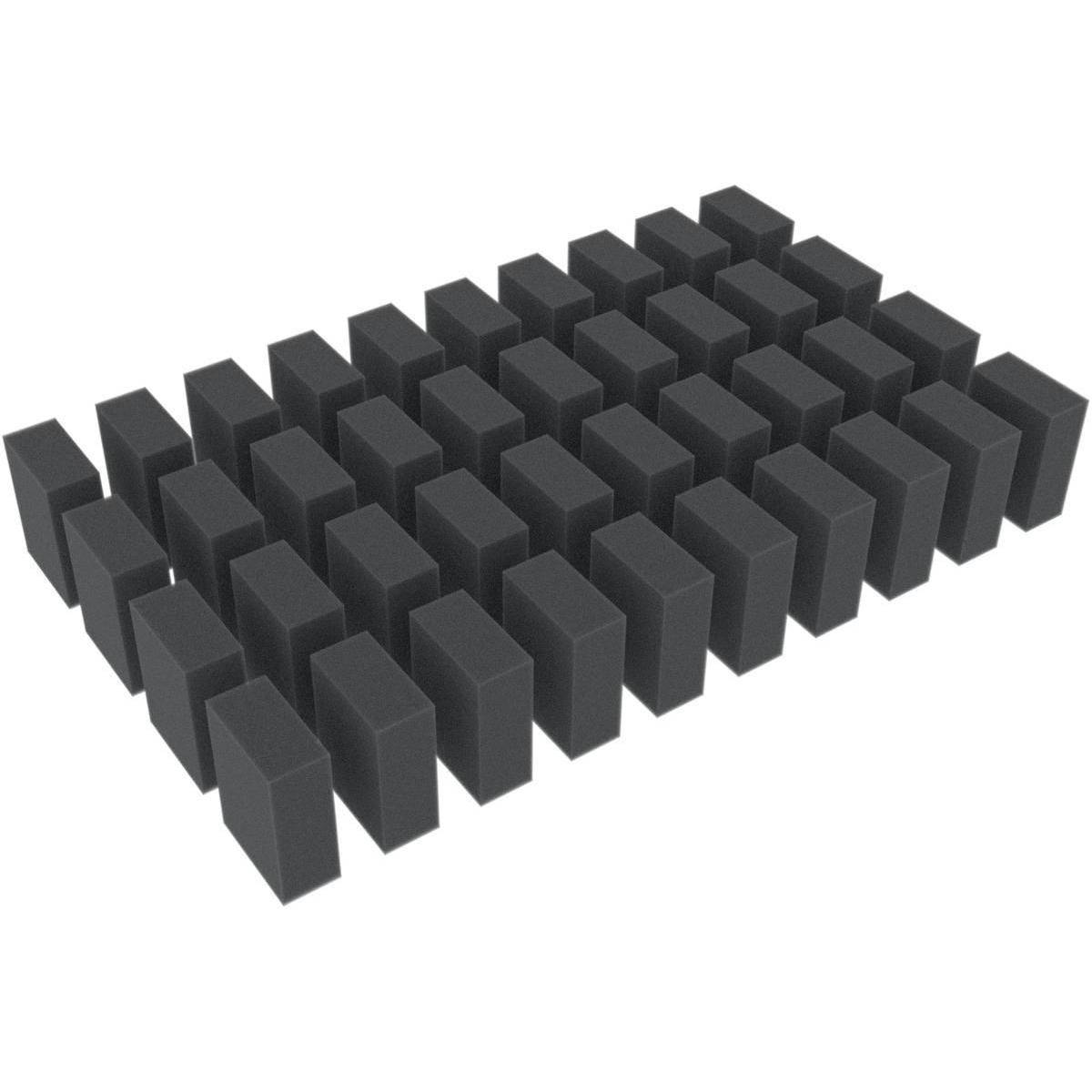 HS040A003 - 40 Distanzstücke / Schaumstoffquader / Schaumstoffblöcke 40 mm x 30 mm x 15 mm