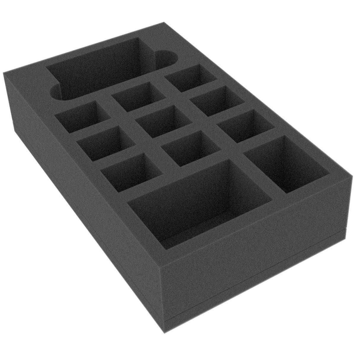 BBGS055BO - 238 mm x 140 mm x 55 mm Schaumstoffeinlage für Brettspiele