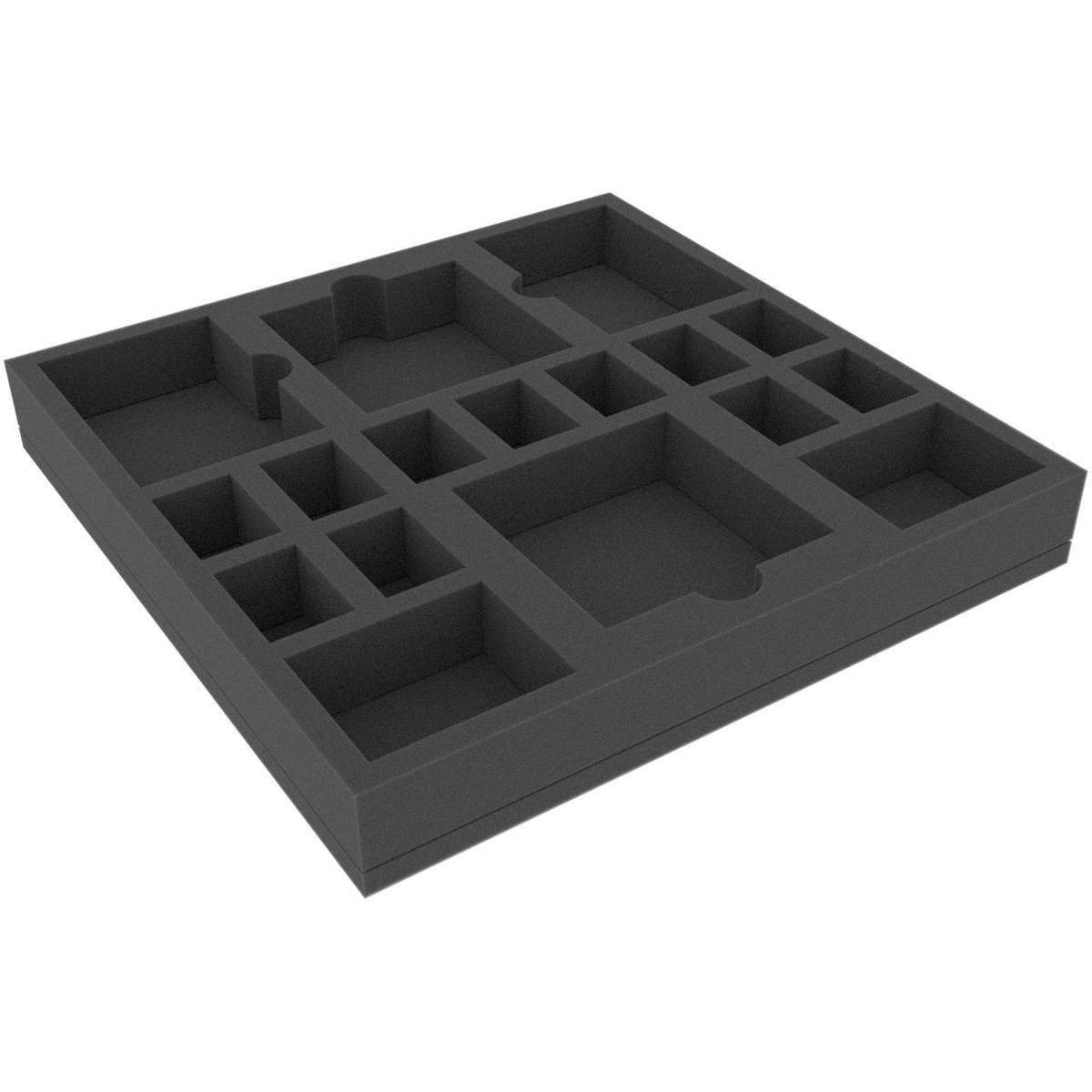 AGMFIC040BO - 295 mm x 295 mm x 40 mm Schaumstoffeinlage für Brettspiele