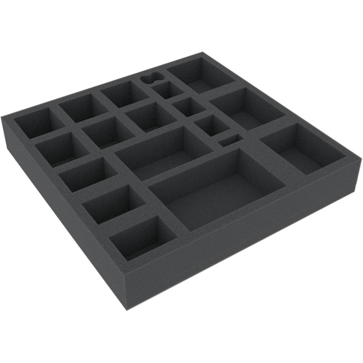 ASMECD040BO - 247 mm x 247 mm x 40 mm Schaumstoffeinlage für Brettspiele