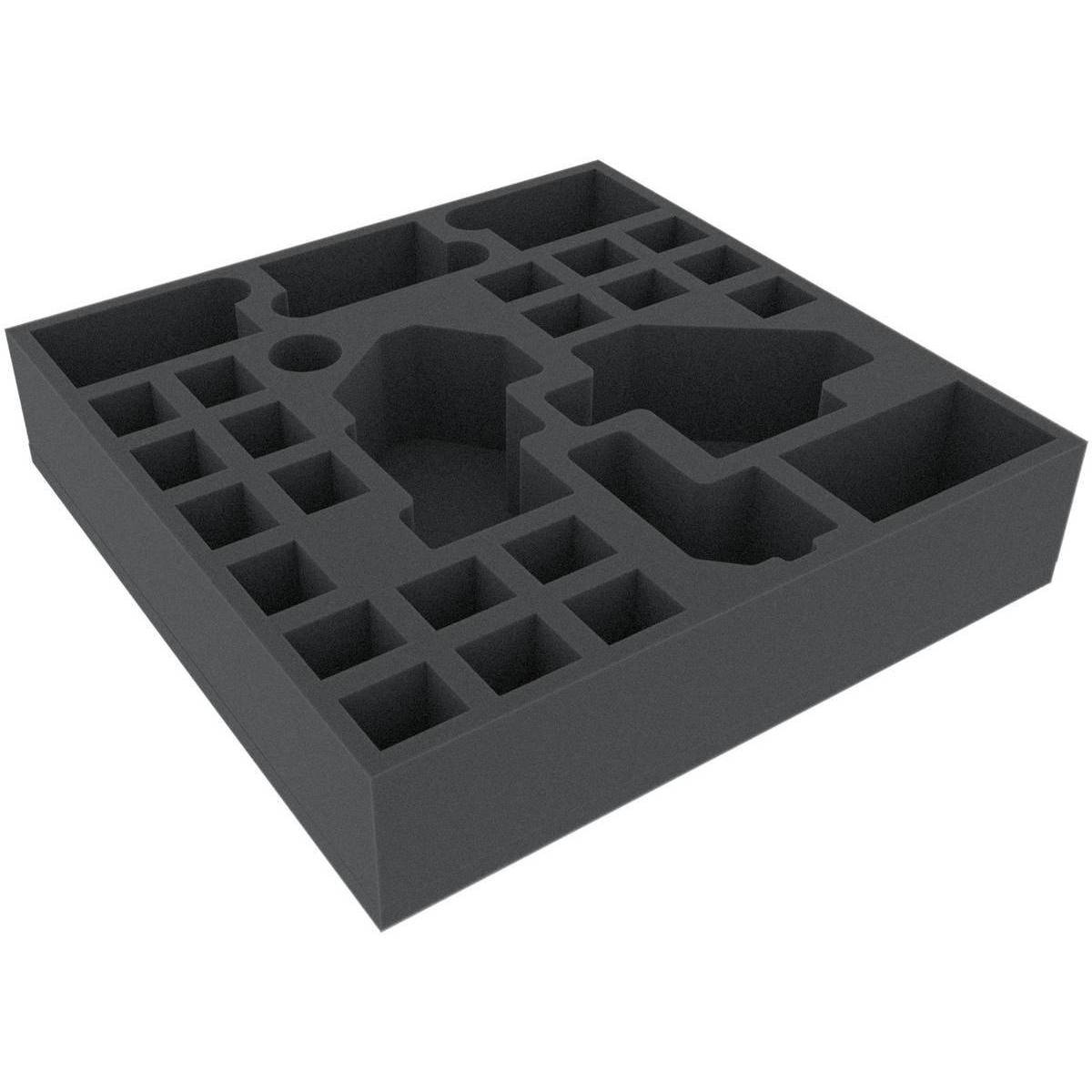 AGFD065BO - 295 mm x 295 mm x 65 mm Schaumstoffeinlage für Brettspiele