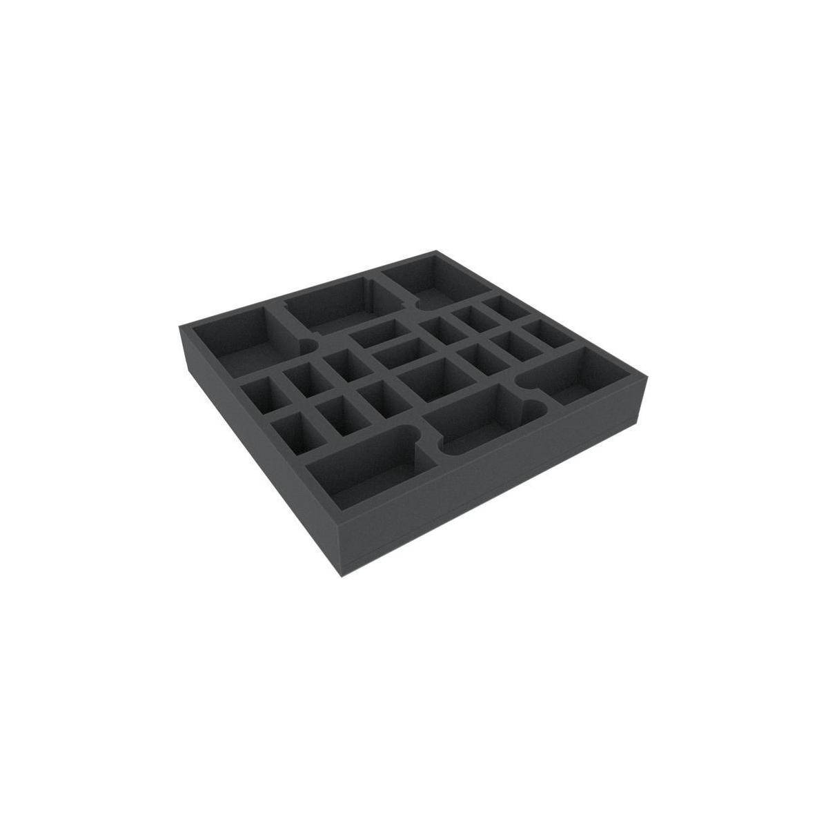 AGMFCT050BO - 295 mm x 295 mm x 50 mm Schaumstoffeinlage für Brettspiele