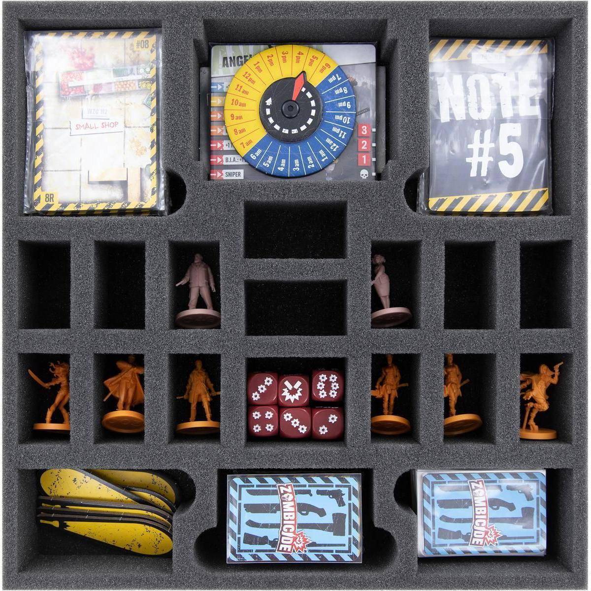 AG050A001 - Schaumstoffeinlage für Zombicide - 21 Fächer