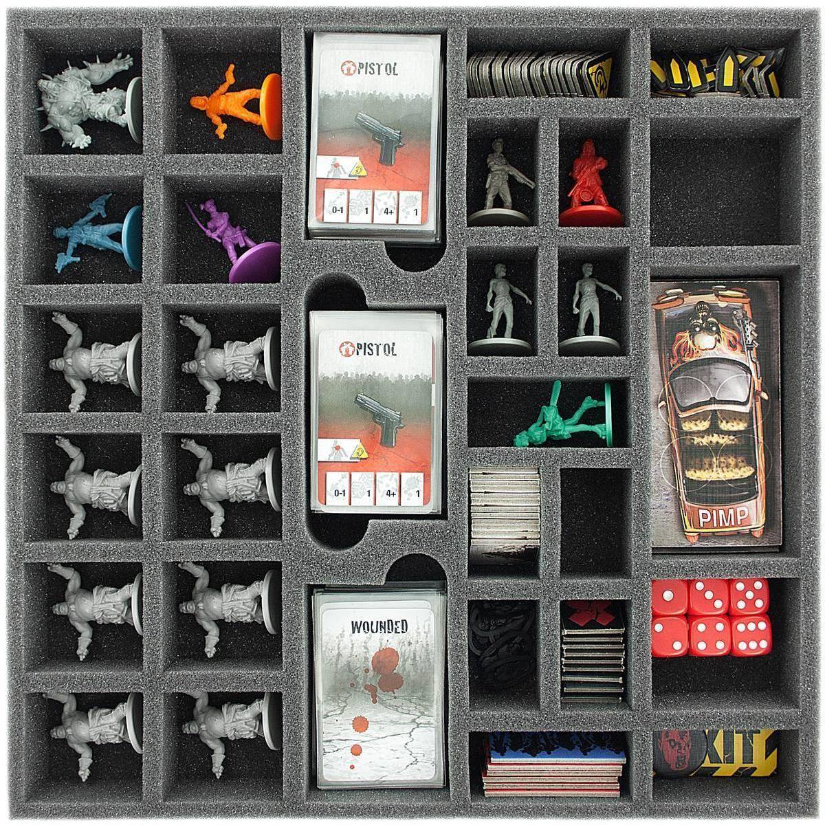 AG041ZC03 - 41 mm Schaumstoffeinlage für Zombicide Staffel 1 Grundspiel Box