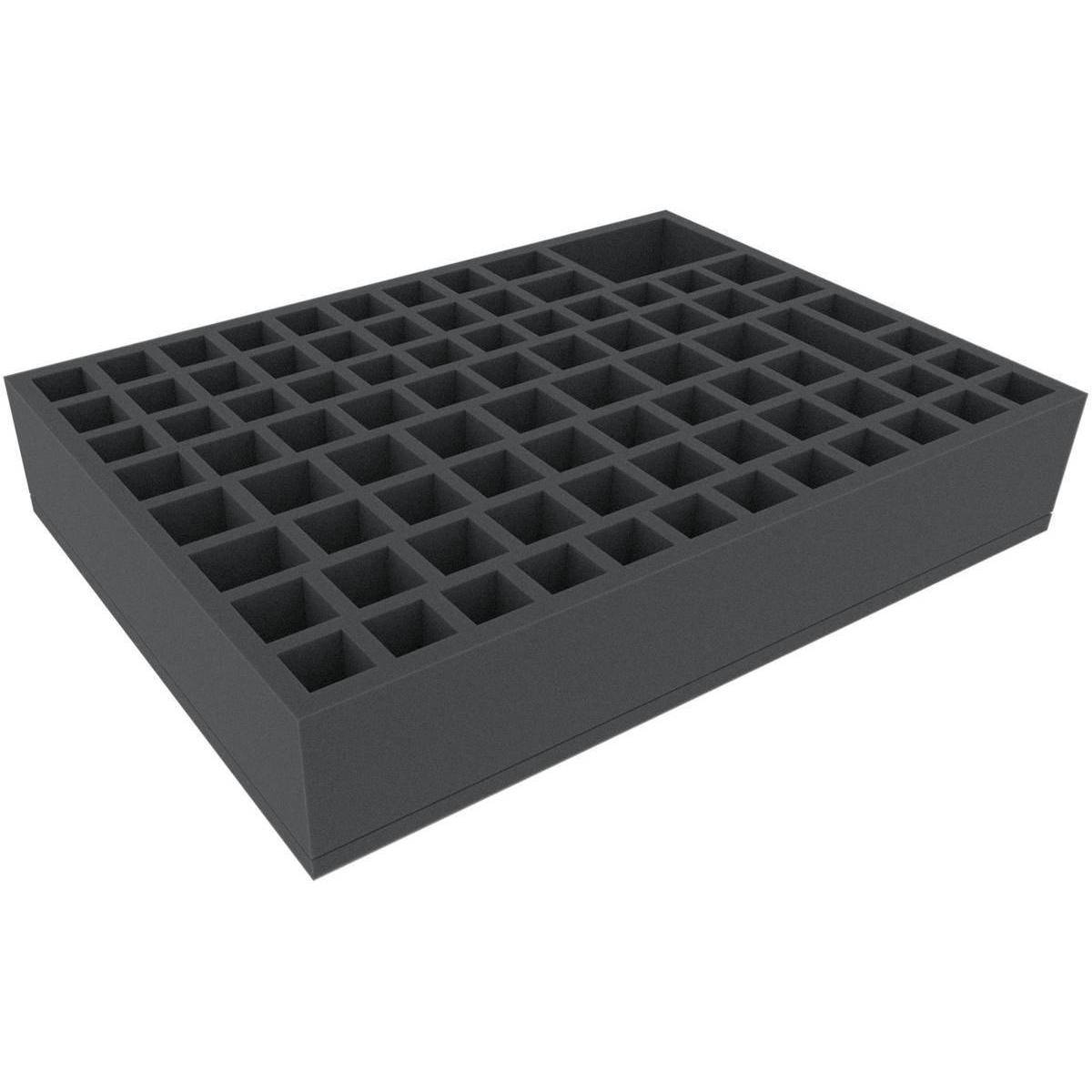DOMFHQ075BO - 415 mm x 300 mm x 75 mm Schaumstoffeinlage für Brettspiele