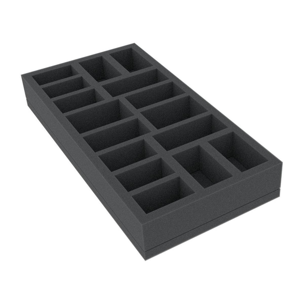BEMFIL040BO - 285 mm x 142,5 mm x 40 mm Schaumstoffeinlage für Brettspiele