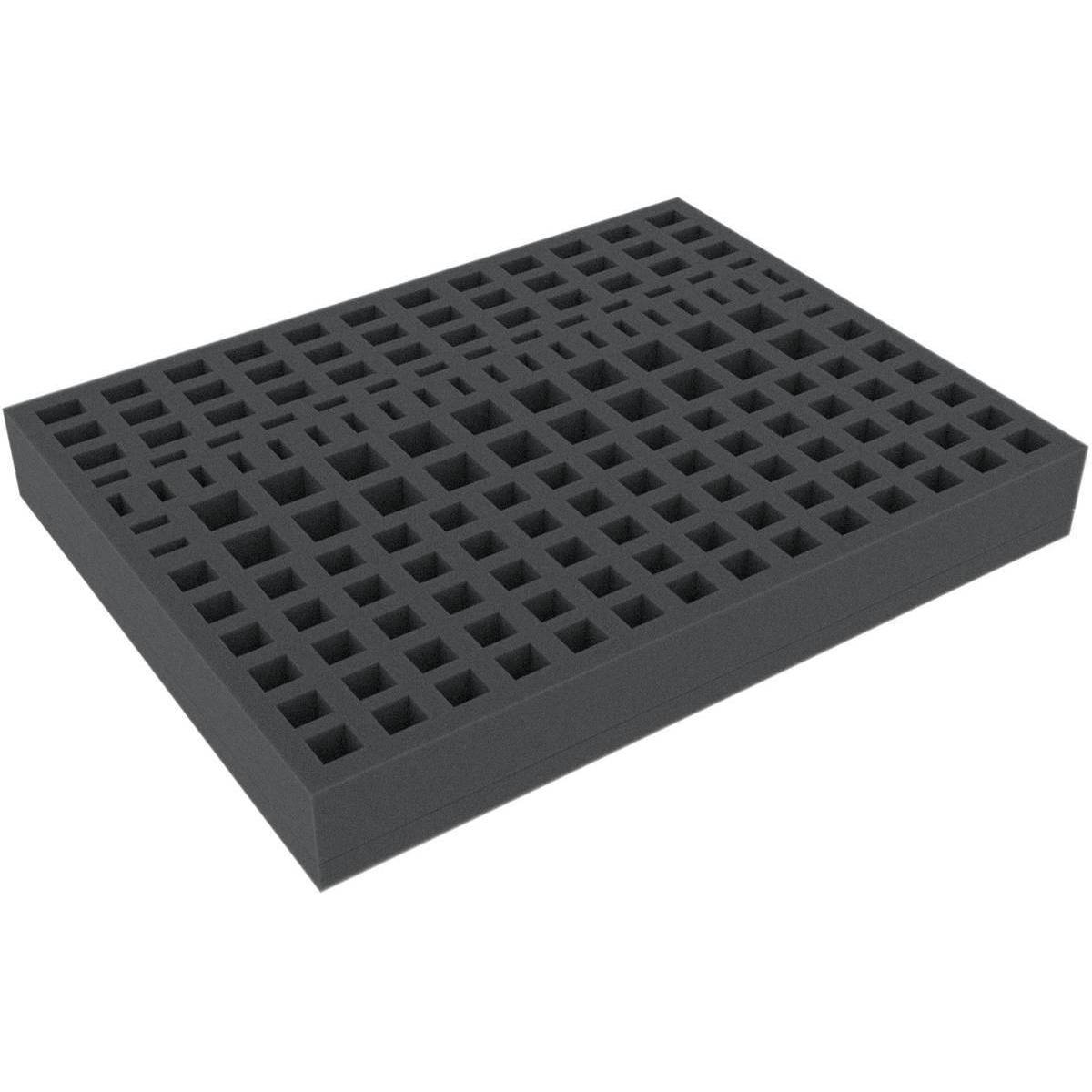 DQMEVZ035BO - 280 mm x 215 mm x 35 mm Schaumstoffeinlage für Brettspiele