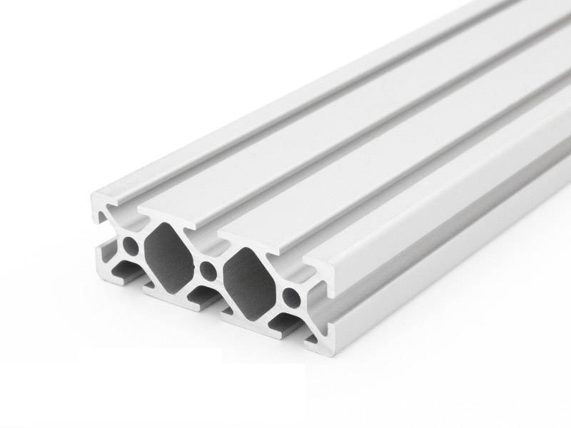 Aluminiumprofil 20x60L I-Typ Nut 5 (leicht), silber eloxiert. Aluminium Profil 20x60 Alu Profil 20 x 60 Montage- Systemprofil 770mm
