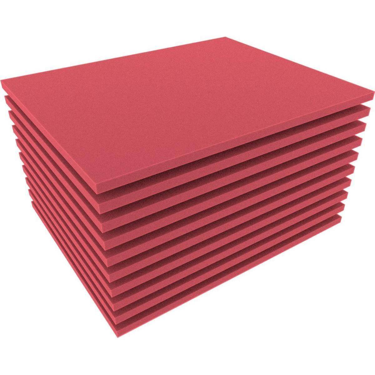 FS010BRED10 - 10 Stück 345 mm x 275 mm x 10 mm Schaumstoffzuschnitt für Shadowboar