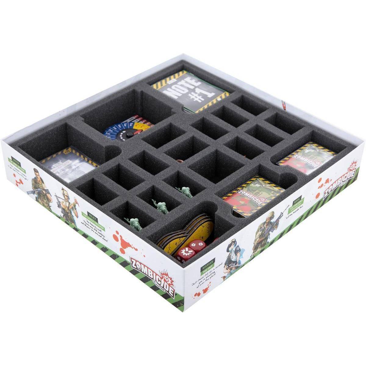 AG55SET - Schaumstoff-Set für Zombicide: 2. Edition - Fort Hendrix - Brettspielbo