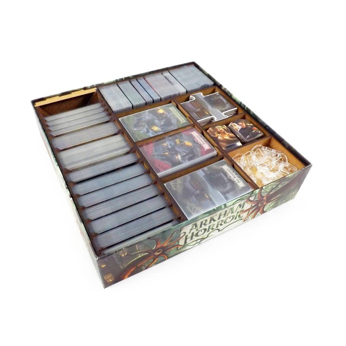 ARKH - Brettspiel Organizer für Arkham Horror 3. Edition und Erweiterung Mitternacht