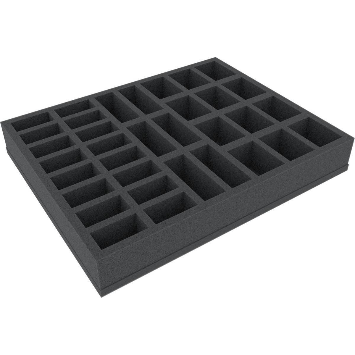 FS050A090 - 50 mm Schaumstoffeinlage für Miniaturen im Maßstab 1:56 (28 mm)