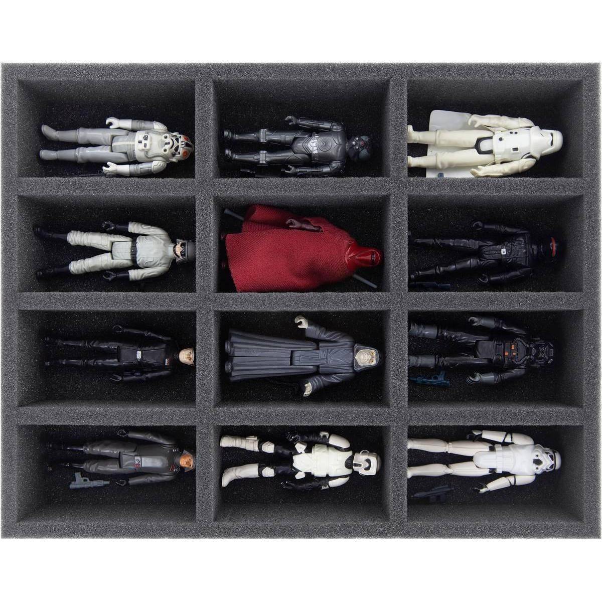 FS055A002 - Schaumstoffeinlage für Star Wars Vintage - 12 Fächer