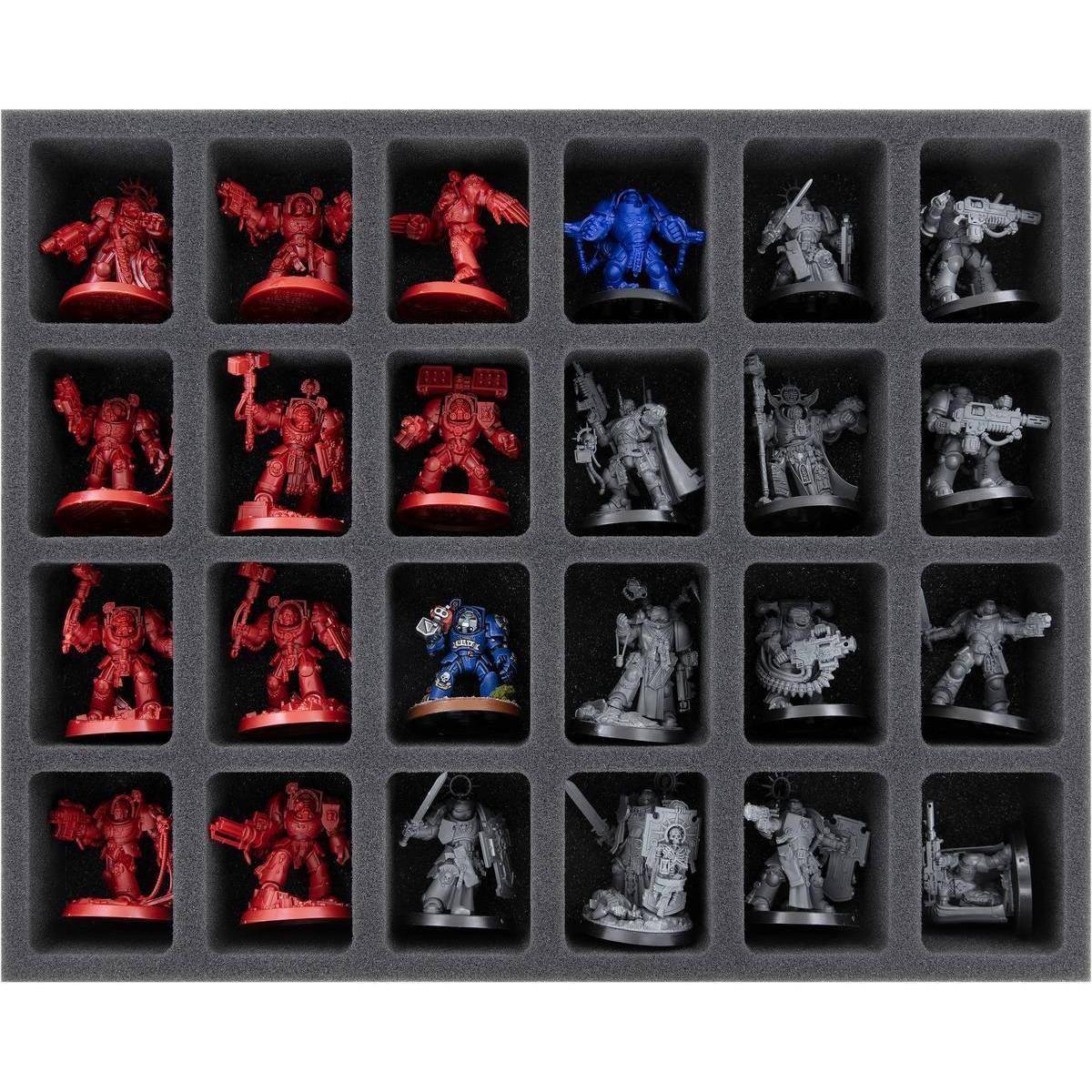 FS050A078 - Schaumstoffeinlage für Space Marines - 24 Fächer
