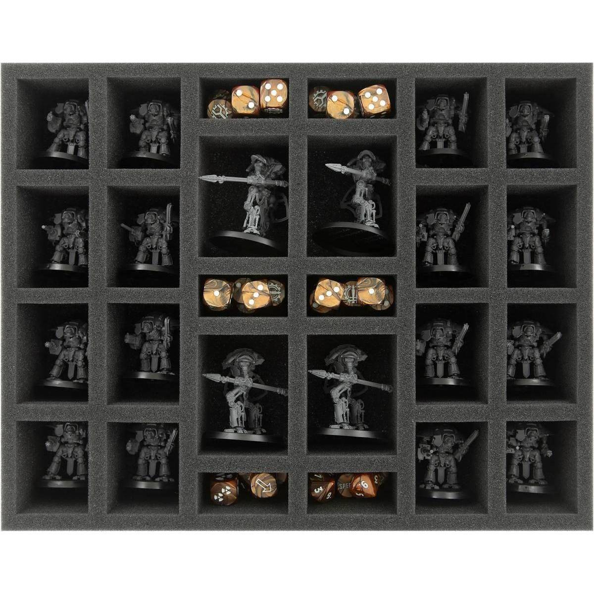 FS060WH42 - Schaumstoffeinlage für Adeptus Titanicus: Cerastus Knights + Questoris