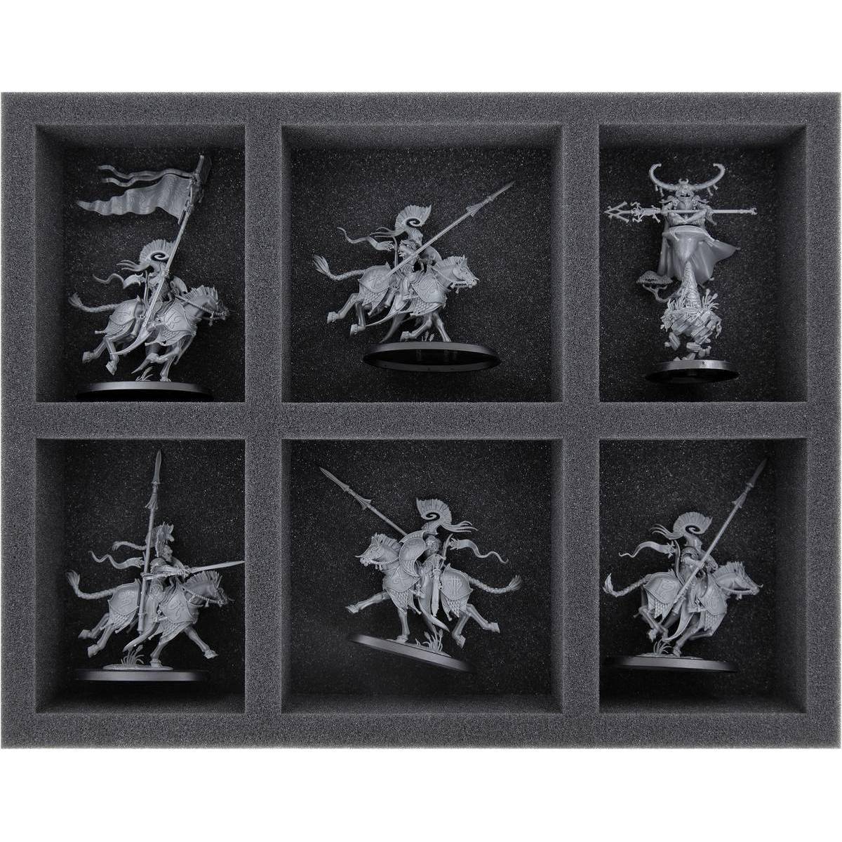 FS050A037 - Schaumstoffeinlage für Lumineth Realm Lords - 6 Fächer