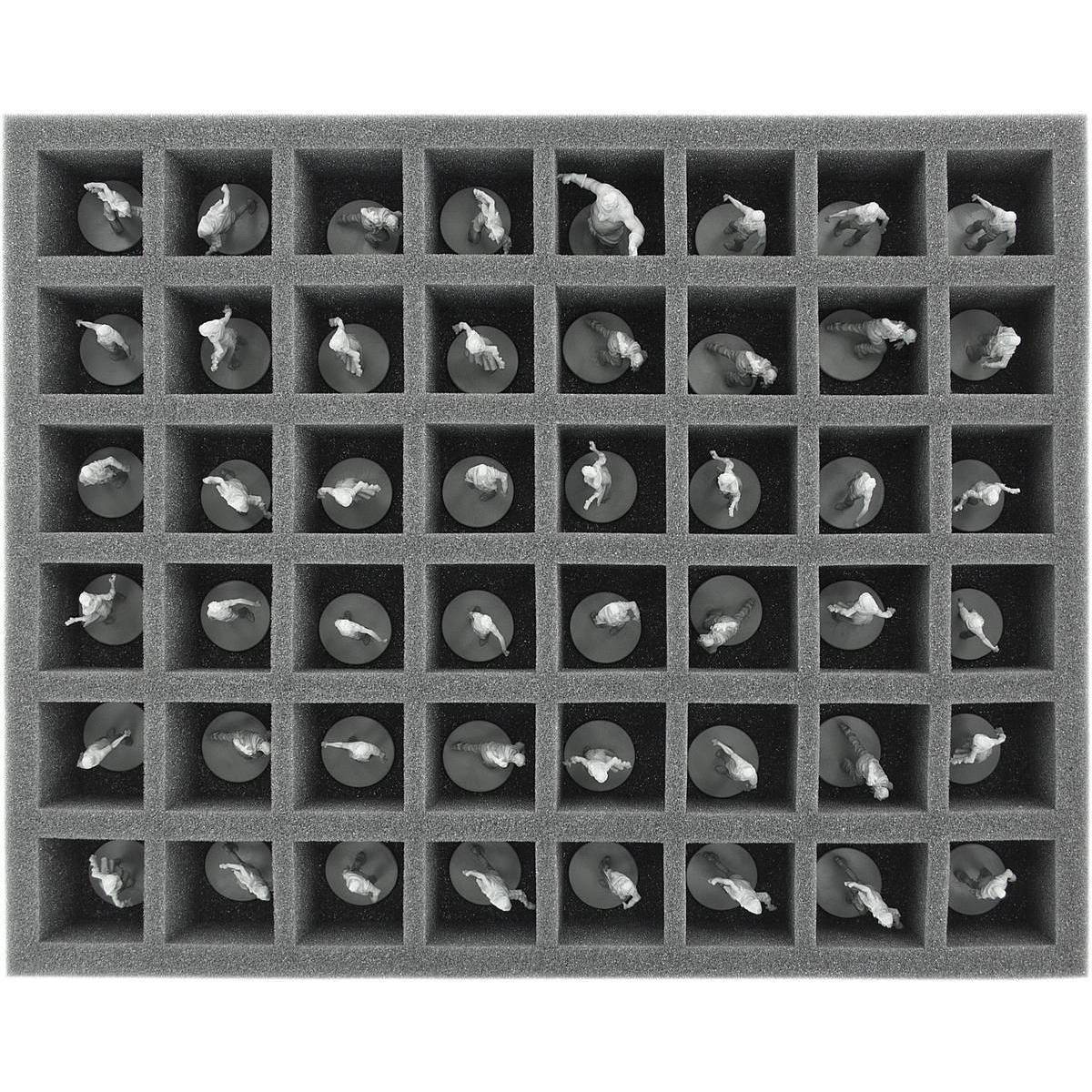 FS050ZC13 - 50 mm Full-Size Schaumstoff mit 48 Fächern für Zombicide
