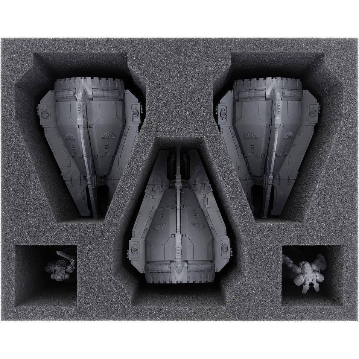 FSMELF120BO - Schaumstoffeinlage für 3 Drop Pods