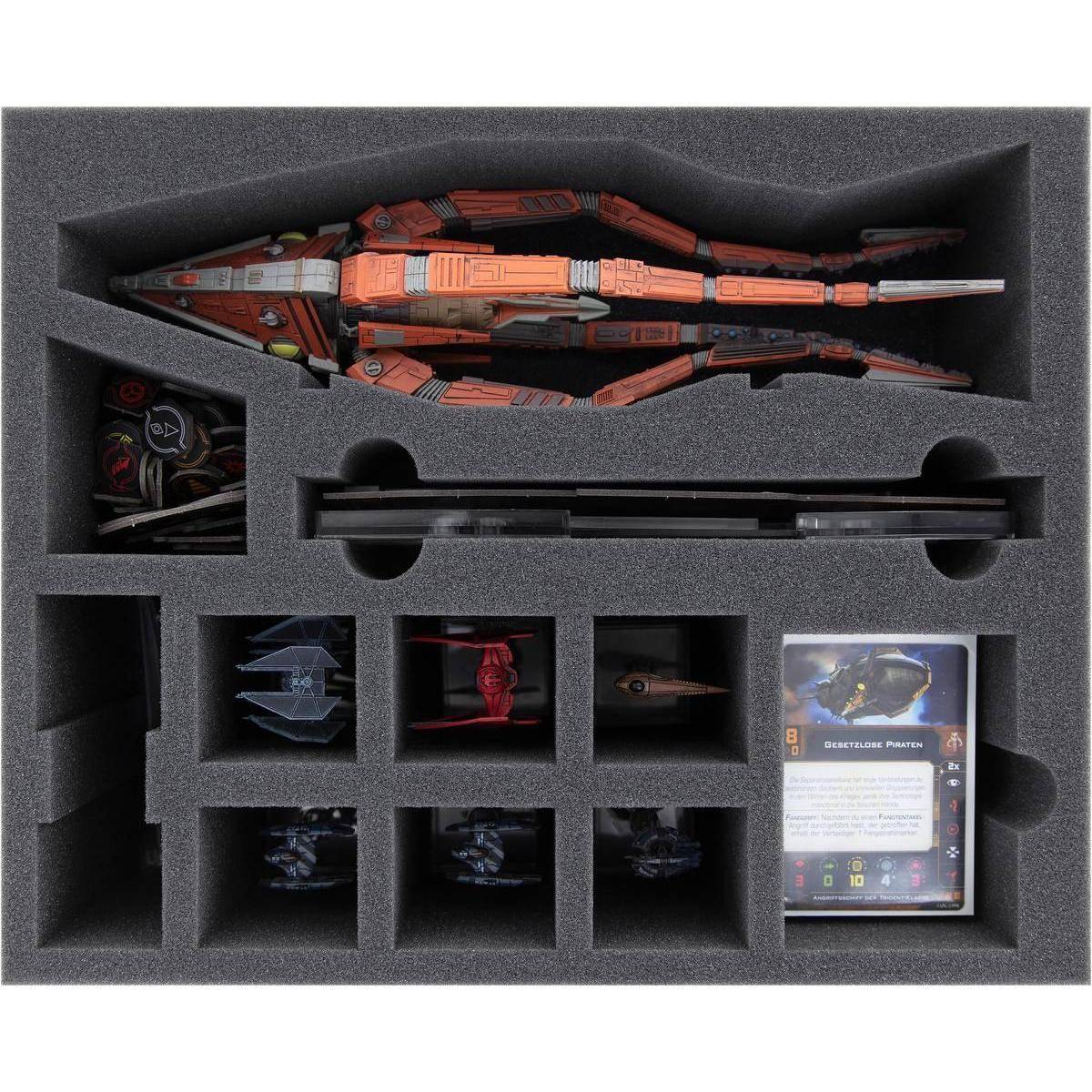 FSMFDX110BO - Schaumstoffeinlage für Star Wars X-Wing: Angriffsschiff der Trident-Klasse