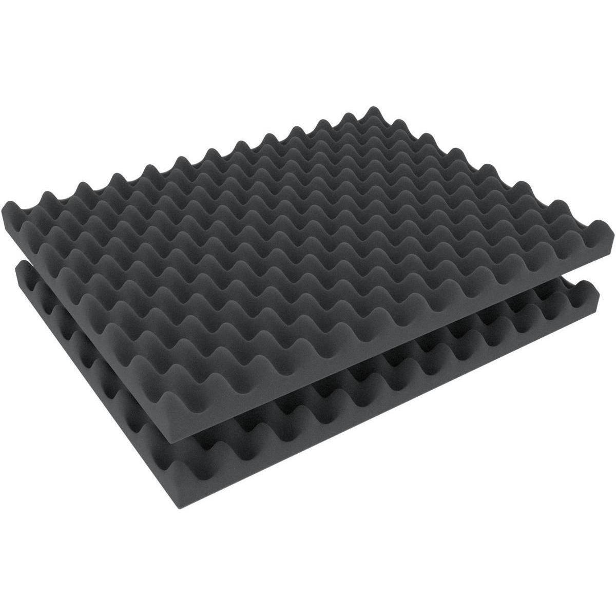 FSNP050SET - 2 Stück 345 mm x 275 mm x 50 mm Full-Size Noppenschaum Einlage