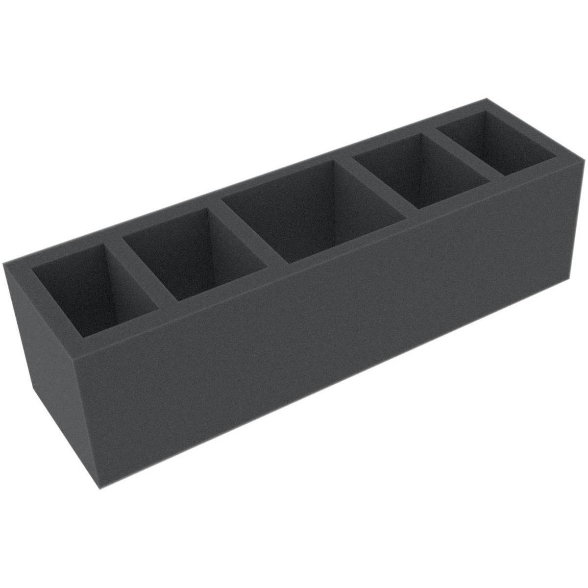 HOMFHN070BO - 255 mm x 75 mm x 70 mm Schaumstoffeinlage für Lagerbox TCHS
