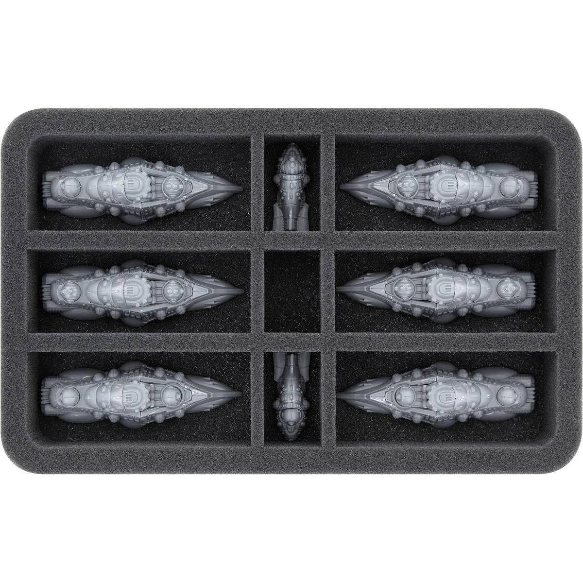 HS035A044 - Schaumstoffeinlage für Dystopian Wars - 9 Fächer