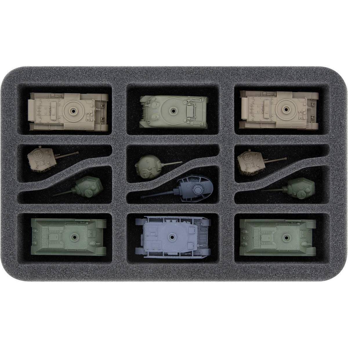 HS035A017 - Schaumstoffeinlage für Flames of War 6 Panzer