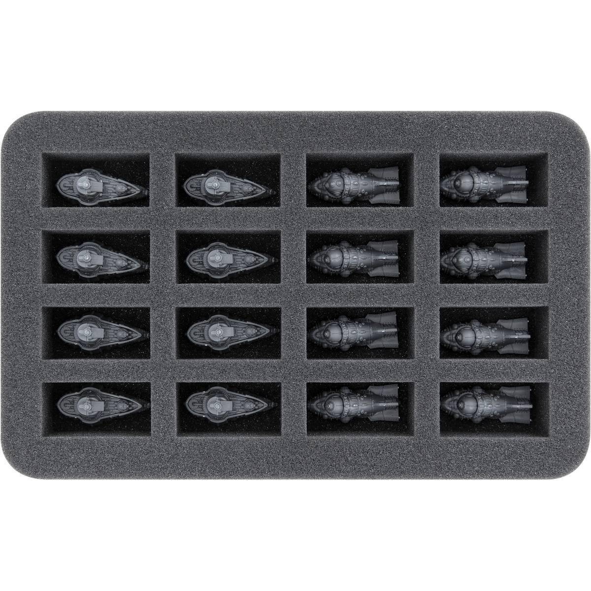 HS035A043 - Schaumstoffeinlage für Dystopian Wars - 16 Fächer