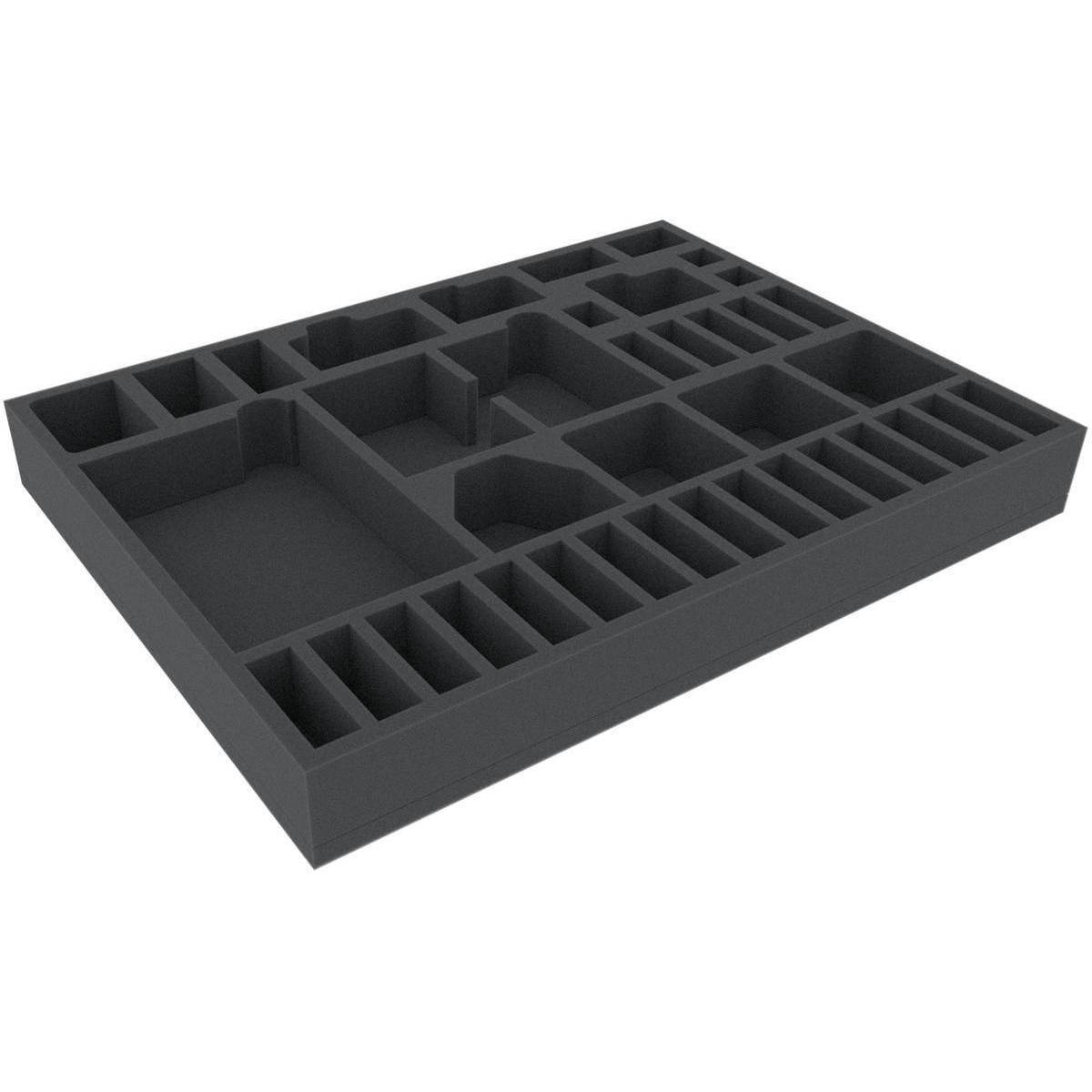 HBMFFR045BO - 394 mm x 294 mm x 45 mm Schaumstoffeinlage für Brettspiele