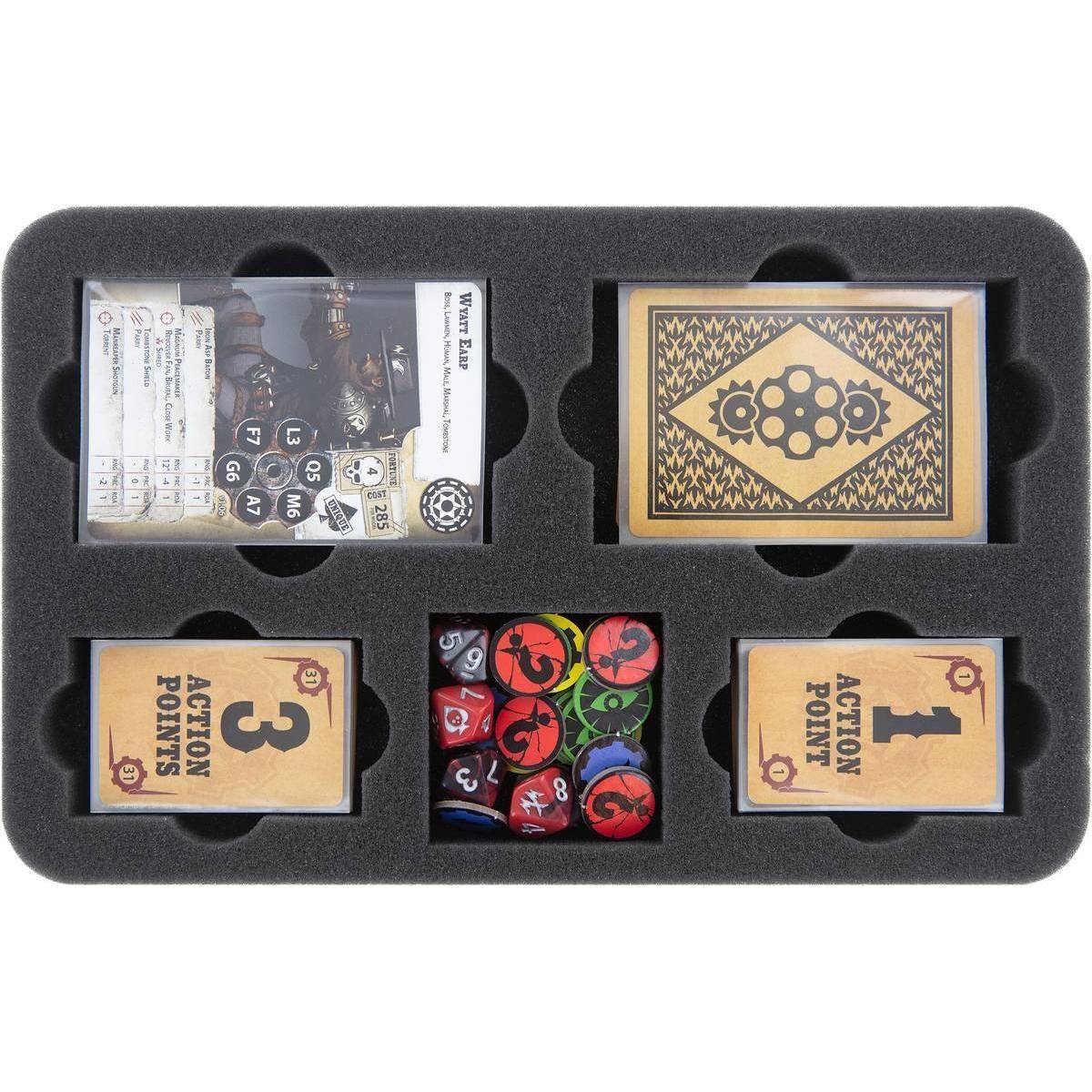 HS030A006 - Schaumstoffeinlage für Wild West Exodus - Karten und Token