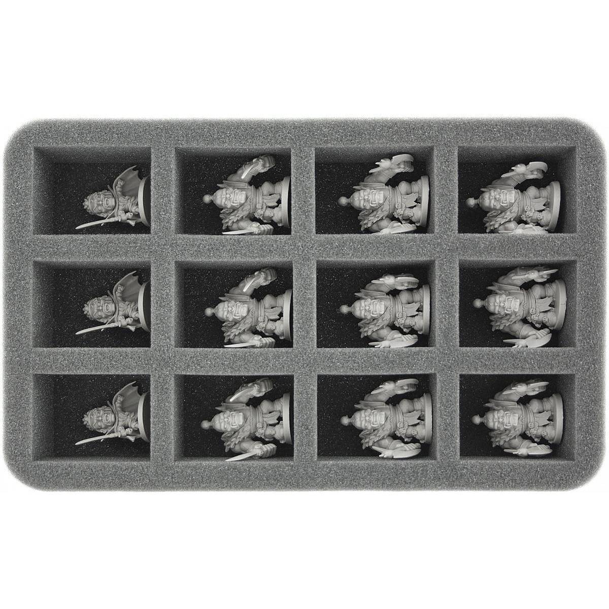 HS050AQ01 - 50 mm Half-Size Schaumstoff für 12 Arcadia Quest Figuren