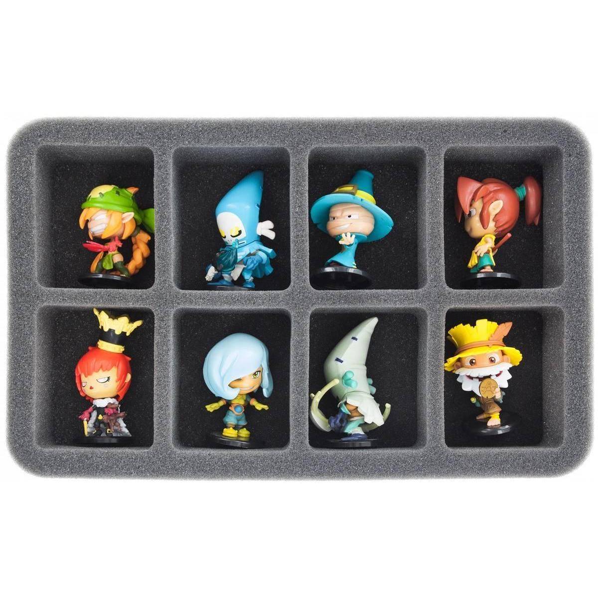 HS050KR01 - 50 mm Half-Size Schaumstoff für 8 grosse Krosmaster Figuren