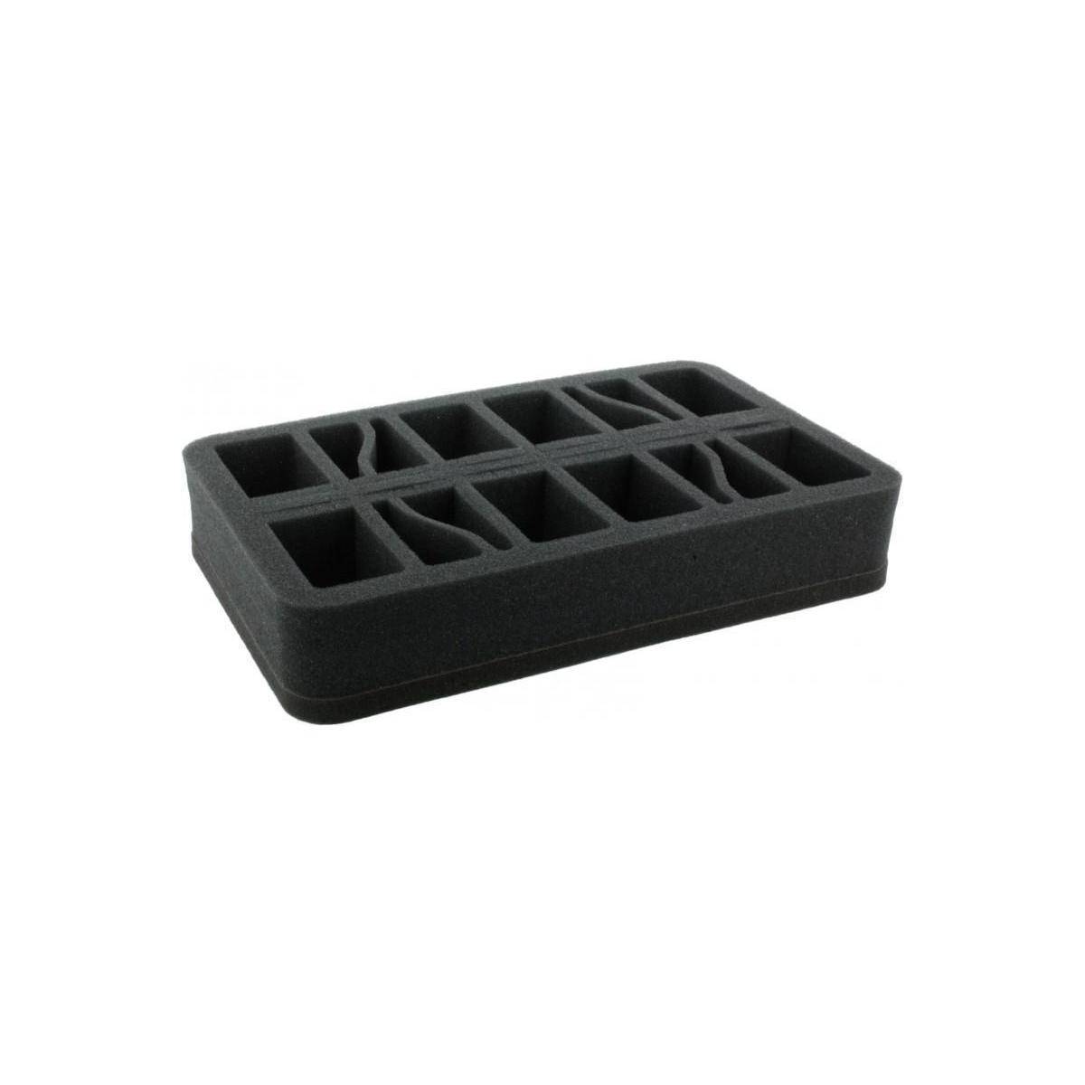 HS050WH20 - 50 mm Half-Size Schaumstoff mit 16 Fächern