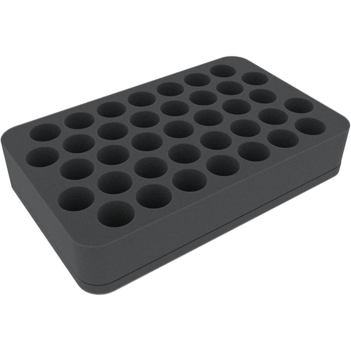 HS050P1BO - 50 mm Half-Size Schaumstoffeinlage mit 37 Fächern